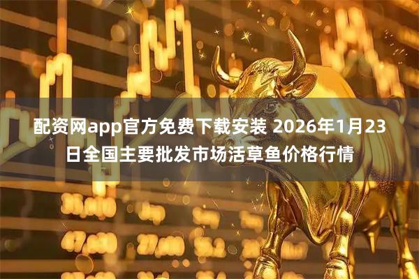 配资网app官方免费下载安装 2026年1月23日全国主要批发市场活草鱼价格行情